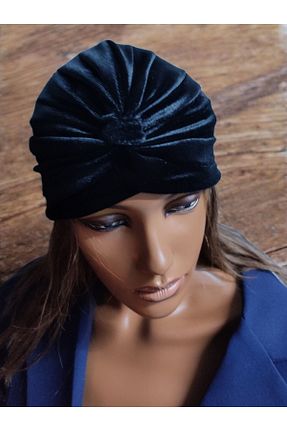 کلاه مشکی زنانه مخمل modayiğit - کد 920658868