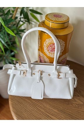 کیف دوشی سفید زنانه چرم مصنوعی moonlitebag - کد 920667826
