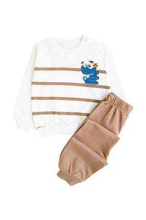 ست نوزادی قهوه ای بچه گانه پنبه ای Oz Baby - کد 920667548
