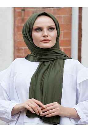 شال خاکی زنانه پنبه ای VERA LİFE - کد 920675710