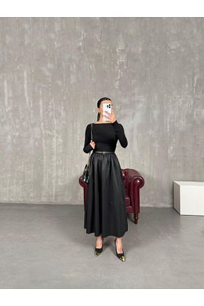 لباس مشکی زنانه بافتنی Gaus - کد 921557145