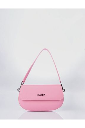 کیف دوشی صورتی زنانه چرم مصنوعی Kayra - کد 920685164