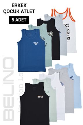 رکابی رنگی بچه گانه بدون آستین BELİNOPLUS - کد 922385297