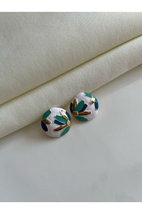 گوشواره جواهر سبز میخ Nilsu Jewellery Accessory - کد 877266449