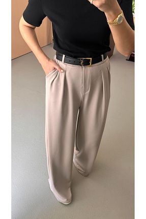 شلوار طوسی زنانه پارچه Sezgi Tekin - کد 920705980