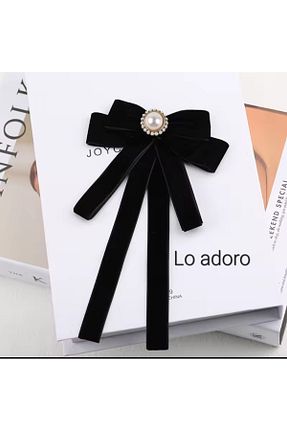 کراوات مشکی زنانه نازک LO ADORO - کد 920731821