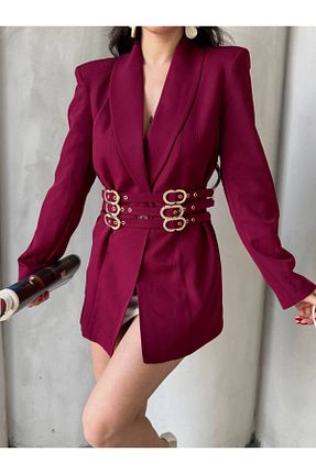 کت زرشکی زنانه رگولار NILOO - کد 920756168