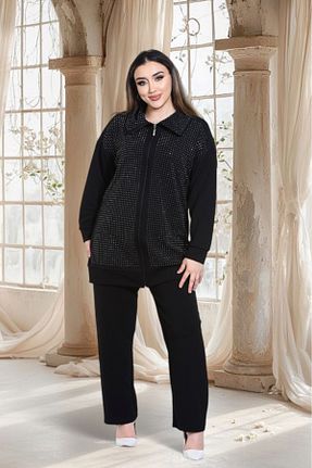 ست بالاتنه و پائین تنه مشکی زنانه جین NEWCO - کد 920752262