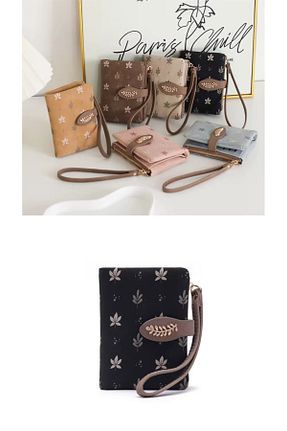 کیف پول مشکی زنانه ابعاد کوچک rinkadoll - کد 920754296