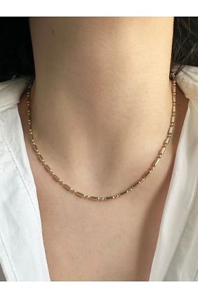 گردنبند استیل ( فولاد ) طلائی روکش طلا XUPING JEWELRY - کد 889566783