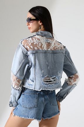 کت آبی زنانه رگولار LOKADI - کد 917477032