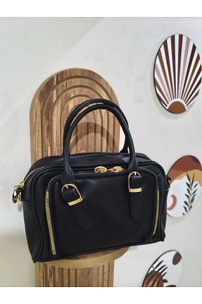 کیف دوشی مشکی زنانه چرم مصنوعی ikosga - کد 920771705