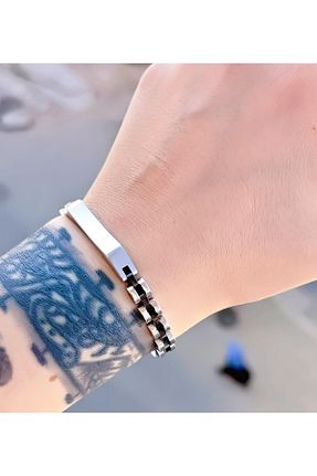 دستبند استیل (فولاد) بژ زنانه استیل ضد زنگ Focus - کد 920770097
