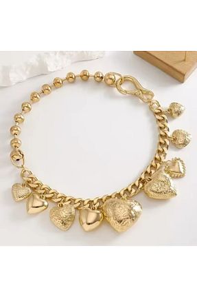گردنبند استیل ( فولاد ) رنگی زنانه استیل ضد زنگ GM TAKI - کد 898983726