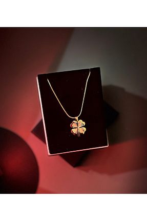 گردنبند استیل ( فولاد ) زرد زنانه استیل (فولاد) Çelik - کد 920789235