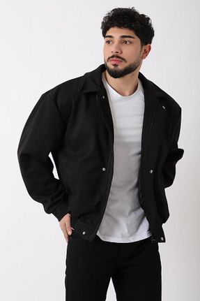 کاپشن مشکی مردانه اسلیم فیت Stilkombin - کد 920778347