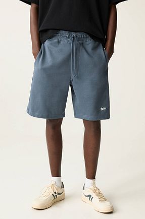 شلوارک و برمودا آبی مردانه پنبه ای Pull & Bear - کد 920783071