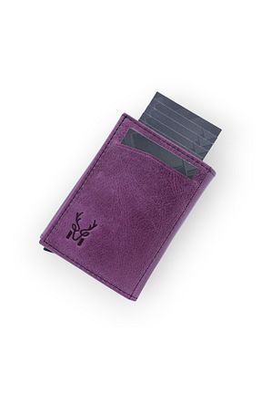 کیف پول بنفش مردانه ابعاد کوچک Modica - کد 124867270