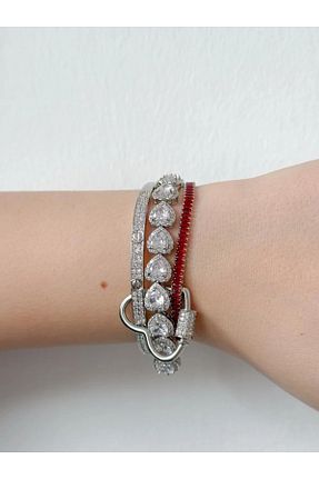 دستبند جواهر رنگی زنانه زیرکن Reorah Collection - کد 920785546