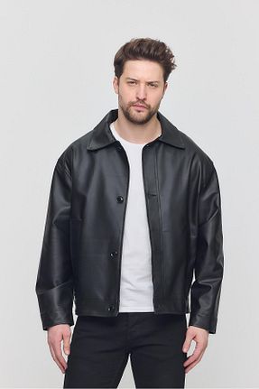 کاپشن مشکی مردانه رگولار SİVAİST - کد 920796694