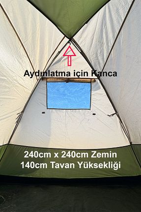 چادر خاکی 4 Kişilik ve üstü moniev - کد 891776437