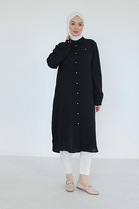 تونیک حجاب مشکی زنانه جین Armine TREND - کد 920839529