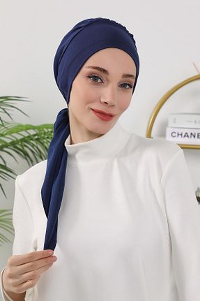 کلاه شنای حجاب سرمه ای Aisha