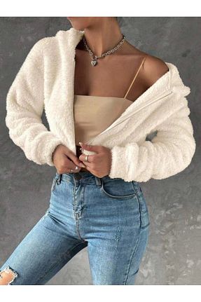 سوئیشرت سفید زنانه ساده ufukmoda - کد 873392710