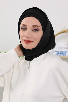 کلاه شنای حجاب مشکی زنانه Aisha