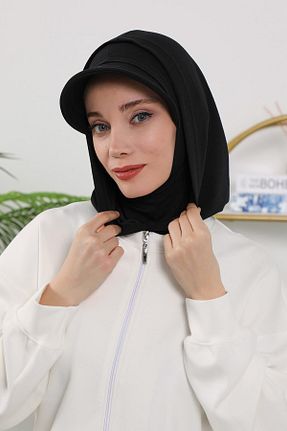 کلاه شنای حجاب مشکی زنانه Aisha