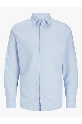 پیراهن آبی مردانه اسلیم Jack & Jones - کد 920877266