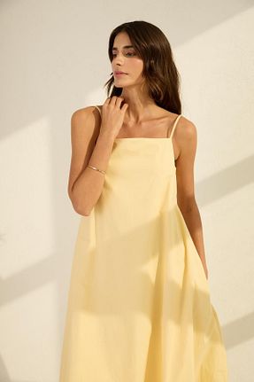 لباس زرد زنانه بافتنی Setre - کد 906223319