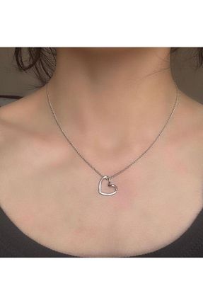 گردنبند جواهر طوسی زنانه روکش طلا Astra Takı - کد 898668103