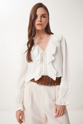 بلوز نباتی زنانه رگولار Lovelyİstanbul - کد 920922299