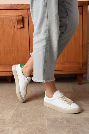 کفش اسنیکر رنگی زنانه بند دار SHOESTEP - کد 920892815
