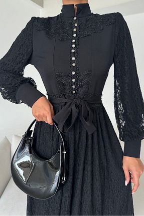 لباس مشکی زنانه بافتنی Neşeli Butik - کد 920954082