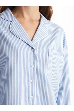 ست لباس راحتی آبی زنانه ساده LC Waikiki - کد 894601826