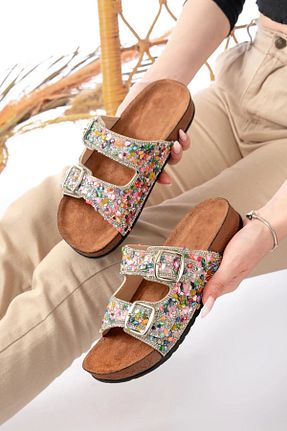 دمپائی طوسی زنانه نبوک BURAK ALDAY SHOES - کد 920999470