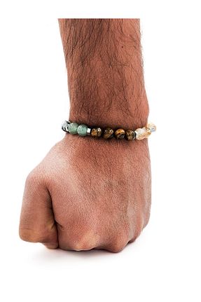 دستبند جواهر رنگی زنانه سنگ طبیعی ŞUFAYS - کد 920966945