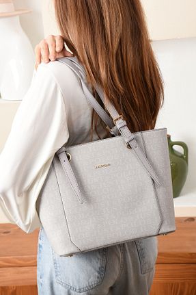 کیف دستی طوسی زنانه ابعاد بزرگ Just Polo - کد 921029651