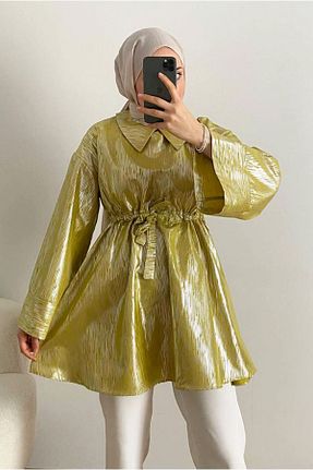 ست بالاتنه و پائین تنه حجاب سبز Relaxed Moda Rosa - کد 921772264