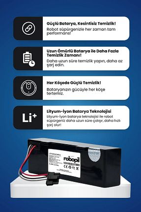 باتری و دستگاه شارژ ROBOPİL - کد 836110020
