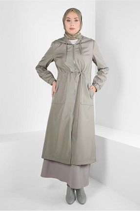 ترنچکت بژ زنانه مخلوط پلی استر Alvina - کد 797106030