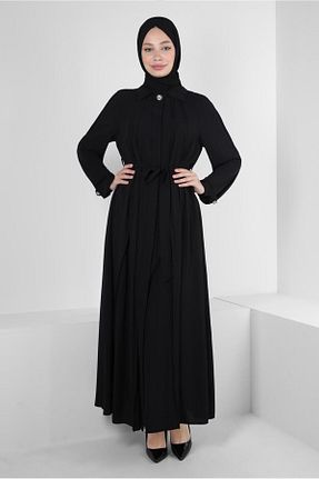 کلاه و ابایا مشکی زنانه پلی استر Alvina - کد 801231051