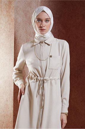 تونیک حجاب نباتی زنانه پلی استر Alvina - کد 865109069