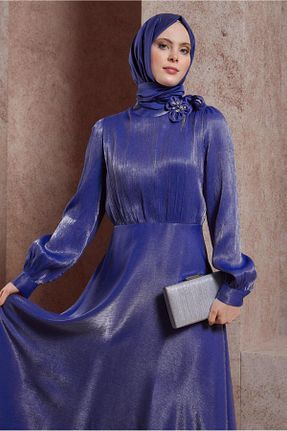لباس حجاب سرمه ای زنانه رگولار Alvina - کد 818751088