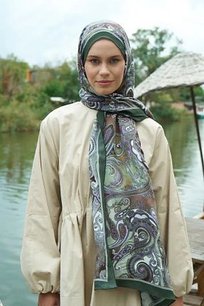 شال زرشکی زنانه ویسکون Genel Markalar - کد 862729495