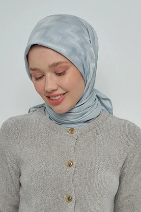 شال آبی زنانه پنبه ای ED Scarf - کد 760205157