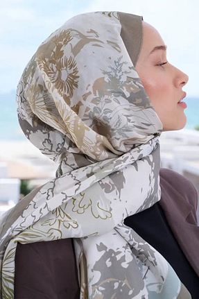 شال سبز زنانه ویسکون ED Scarf - کد 839402735
