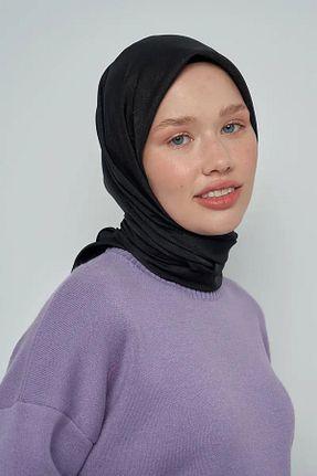 شال مشکی زنانه پنبه ای ED Scarf - کد 760204959